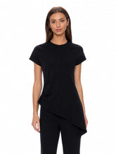 Load image into Gallery viewer, Asymmetric Cut Ruched-Side Top
