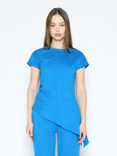 Load image into Gallery viewer, Asymmetric Cut Ruched-Side Top
