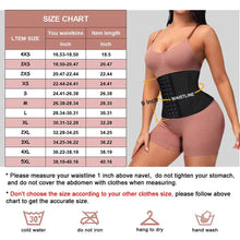 Load image into Gallery viewer, ATBUTY 9 Inches Short Torso Sport Girdle Underwear Women 9 Steel Bones Latex Waist Trainer Corset Private Label
