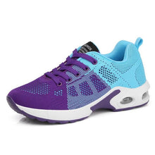 Load image into Gallery viewer, Athletic Sport Platform Sneakers Breathable Women Casual Fashion Height Increasing Shoes Air Cushion Soft Bottom Ultra Lightweight Running Workout Shoes Sports Design

