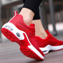 Load image into Gallery viewer, Athletic Sport Platform Sneakers Breathable Women Casual Fashion Height Increasing Shoes Air Cushion Soft Bottom Ultra Lightweight Running Workout Shoes Sports Design
