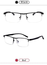 Load image into Gallery viewer, Attractive Metal Frame Sunglasses Style Intelligent Multifocal Progressive Reading Glasses and  Men Women Dual-use Anti-Blue Light Automatic Adjustment Eyewear
