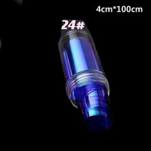 Load image into Gallery viewer, Aurora Nails Glass Foil Film Sticker Cellophane Paper Korean Nail Trend Design Ice Cube Manicure Accessories Heart Nail Art Stickers Glitter Decals Decoration Stickers Glitter Decals Love Nail Sequins Laser Heart Nail Supplies Sparkle Nail
