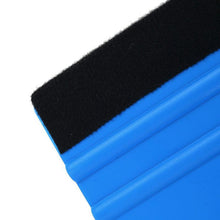 Load image into Gallery viewer, Auto Styling Vinyl Carbon Fiber Window Ice Remover Cleaning Wash Car Scraper With Felt Squeegee Tool Film Wrapping Accessories Vehicle Vinyl Wrap Window Tint Film  Plastic Felt Edge Squeegee For Car Vinyl Scraper Decal Applicator
