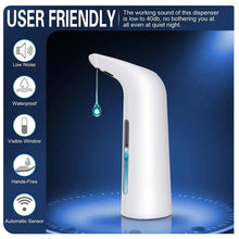Load image into Gallery viewer, Automatic 400ML Electric Soap Dispenser With Sensor for Kitchens And Bathroom Soap Dispenser Soap Dispenser Automatic Soap Dispenser Foaming Touchless Rechargeable Touch Free Waterproof With Infrared Sensor
