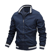 Load image into Gallery viewer, Men's Waterproof Windbreaker Jacket: Stylish &amp; Protected for Autumn/Winter
