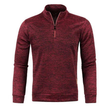 Load image into Gallery viewer, Men's Half Zipper Turtleneck Sweatshirt: Cozy and Stylish for Fall

