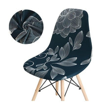 Load image into Gallery viewer, Avangarde Style  Printed Seat Cover For Shell Chair Armless Shell Chair Cover Banquet Home Slipcover Elastic Removable Stretch High Back For Sofa Armchairs
