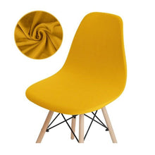 Load image into Gallery viewer, Avangarde Style  Printed Seat Cover For Shell Chair Armless Shell Chair Cover Banquet Home Slipcover Elastic Removable Stretch High Back For Sofa Armchairs
