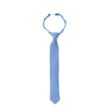 Load image into Gallery viewer, Azure Stripe Boys Tie
