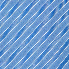 Load image into Gallery viewer, Azure Stripe Petite Hair Bow
