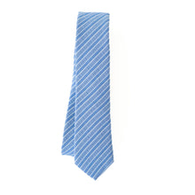 Load image into Gallery viewer, Azure Stripe Youth Tie
