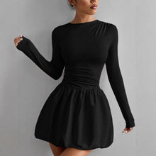 Load image into Gallery viewer, Women's Solid Color Stretch Casual Dress
