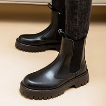 Load image into Gallery viewer, Leather High-Top Martin Boots
