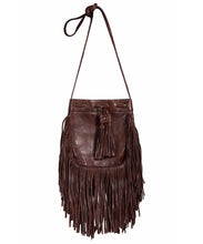 Load image into Gallery viewer, Scully Western Cascade Fringe Bucket Bag - Women's Handbag

