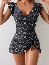 Load image into Gallery viewer, Women's Floral Print One-Piece Swimsuit
