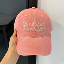 Load image into Gallery viewer, American Retro Washed Denim Peaked Cap — Korean Style Vintage Baseball Hat
