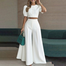 Load image into Gallery viewer, Printed Top &amp; Trousers Two-Piece Suit
