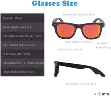 Load image into Gallery viewer, Eco-Friendly Polarized Bamboo Wood Sunglasses – Handcrafted, Sustainable Eyewear for Men &amp; Women
