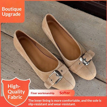 Load image into Gallery viewer, Women's Round Toe Low-Cut Office Heels – Casual Mid-Heel Shoes
