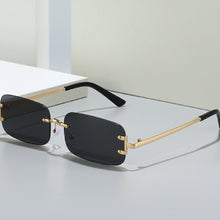 Load image into Gallery viewer, Frameless Rimless Sunglasses – Elegant Western Style
