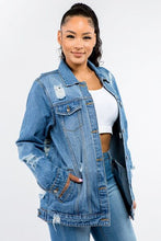 Load image into Gallery viewer, Elegance Women Tweed Jackets Fashionable Office Ladies Blue Long Female Autumn Vintage Girls Outdoor Jackets
