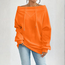 Load image into Gallery viewer, Plus Size Off Shoulder Pullover
