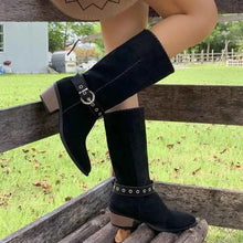 Load image into Gallery viewer, Stylish Point Toe Block : Heels Boots
