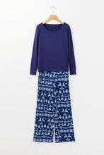 Load image into Gallery viewer, Christmas Long Sleeve Top and Pants Lounge Set
