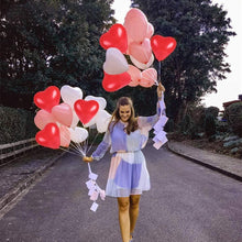 Load image into Gallery viewer, 100Pc Red Pink Balloons 10Inch Love Heart Latex Balloons For Wedding Party and Celebration Helium Balloon Valentines Day Birthday Party Inflatable Balloons
