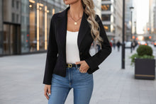 Load image into Gallery viewer, Women's Slim Fit Solid Color Blazer – French Style Long Sleeve Jacket
