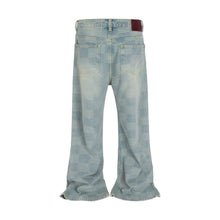 Load image into Gallery viewer, AZUL CHECKERED FLARE DENIM
