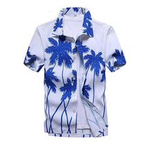Load image into Gallery viewer, Aloha Shirts Short-sleeved Fashion Chemise Homme Blouse
