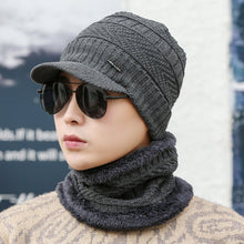 Load image into Gallery viewer, Women’s Fleece-Lined Knit Wool Cap | Winter Warm Hat
