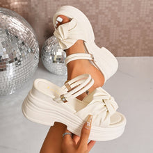 Load image into Gallery viewer, Thick Sole Open Toe Buckle Strap Sandals – Beach Fairy Style
