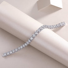 Load image into Gallery viewer, Large Gravitational Pull - A Fashionable And Light Luxury Jewelry Silver Bracelet Set With Top-quality Moissanite, S925 Silver-plated Platinum
