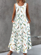 Load image into Gallery viewer, Women's Elegant Floral Print Two-Piece Set – Round Neck Top &amp; Pants

