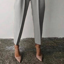 Load image into Gallery viewer, Women’s Solid Color 2-Piece Set – Long Sleeve Top &amp; Pleated Pants Loungewear
