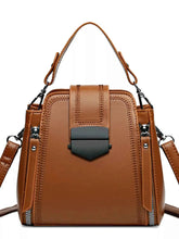 Load image into Gallery viewer, Leather Bucket Crossbody Bag
