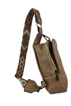 Load image into Gallery viewer, Random Pattern Adjustable Strap : Leather Sling Bag
