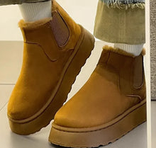 Load image into Gallery viewer, Women's Plush Boots Winter Warm Fleece Thick Flats Snow Boots Fashion Shoes - # GIAA73410005
