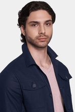 Load image into Gallery viewer, The Slim Safari Coat (Navy)
