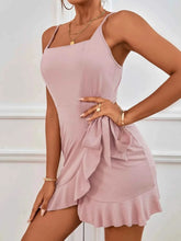 Load image into Gallery viewer, Tie Detail Wrap : Cami Mini Dress
