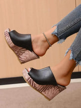 Load image into Gallery viewer, High Quality Leather : High Heel Sandals
