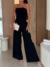 Load image into Gallery viewer, Smocked Tube : Wide-Leg Jumpsuit

