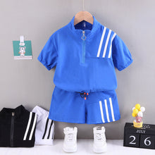 Load image into Gallery viewer, Baby Boys' Short Sleeve T-Shirt and Shorts Set - # BAAA51210061 &amp; BOAA11310010
