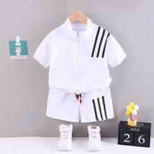 Load image into Gallery viewer, Baby Boys' Short Sleeve T-Shirt and Shorts Set - # BAAA51210061 &amp; BOAA11310010
