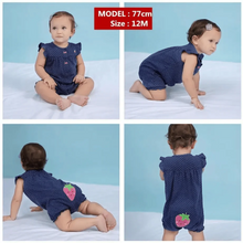 Load image into Gallery viewer, Baby Girl Clothes One-Piece Jumpsuits Baby Clothing Cotton Short Romper Infant Girl Clothes
