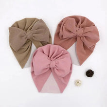 Load image into Gallery viewer, Baby Hat For Kids Bows Baby Girl Boy Bonnet Beanie Cap Toddlers Girls Hat Children
