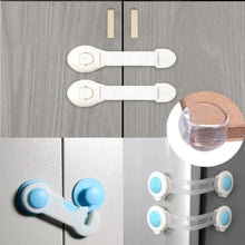 Load image into Gallery viewer, Baby Safety Lock Children Cabinet Drawer Door Fridge Blockers Plastic Lock For Kids Safety Protection Cover
